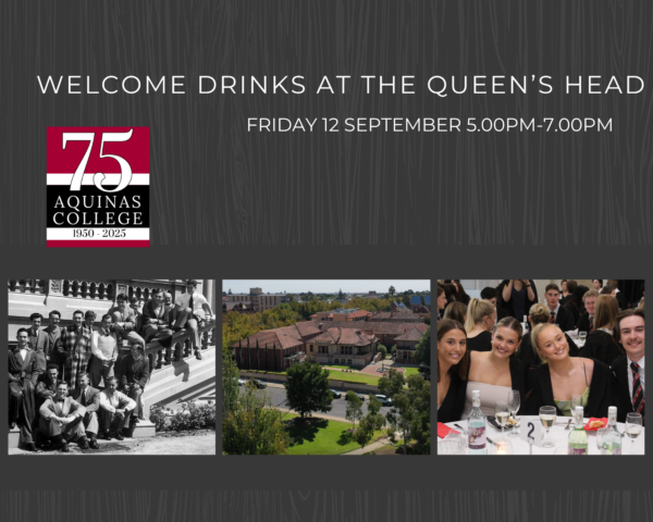 Welcome Drinks at The Queen's Head Friday 12 September